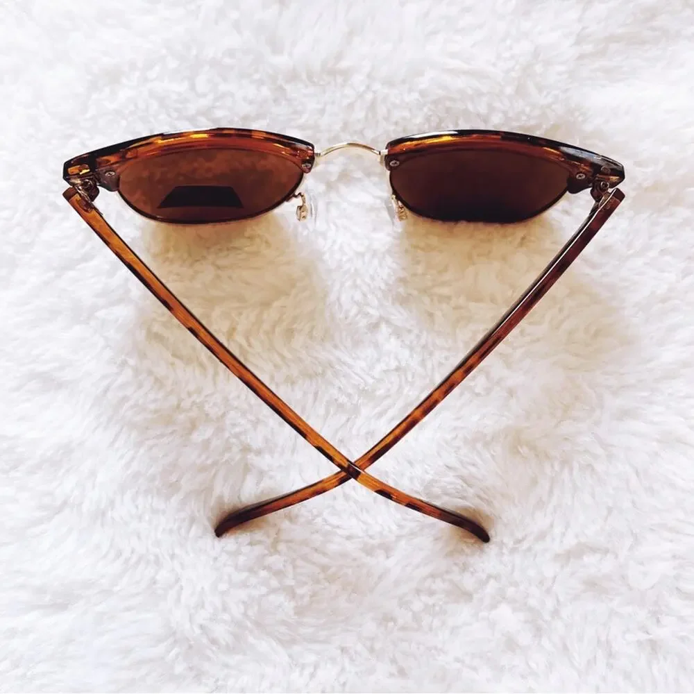 Theo Brown Sleek Modern Sunglasses